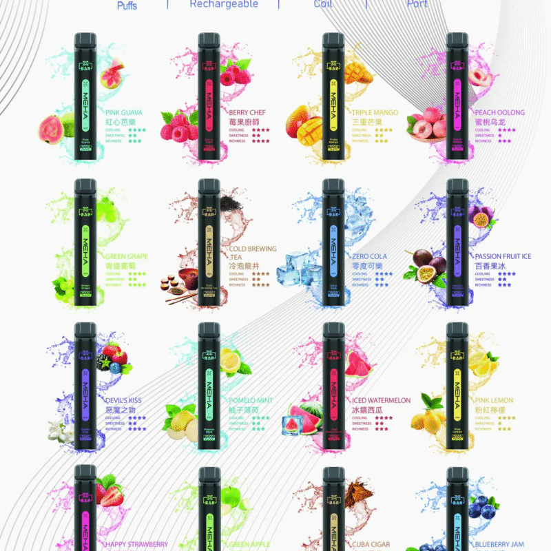 新品🔥MEHA X-BAR小黑條 魅嗨拋棄式7000口｜大容量持久型